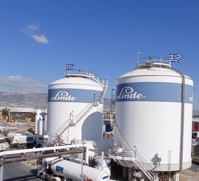 Η Linde ξεκίνησε την πρώτη παραγωγή πράσινου υδρογόνου στην Ελλάδα